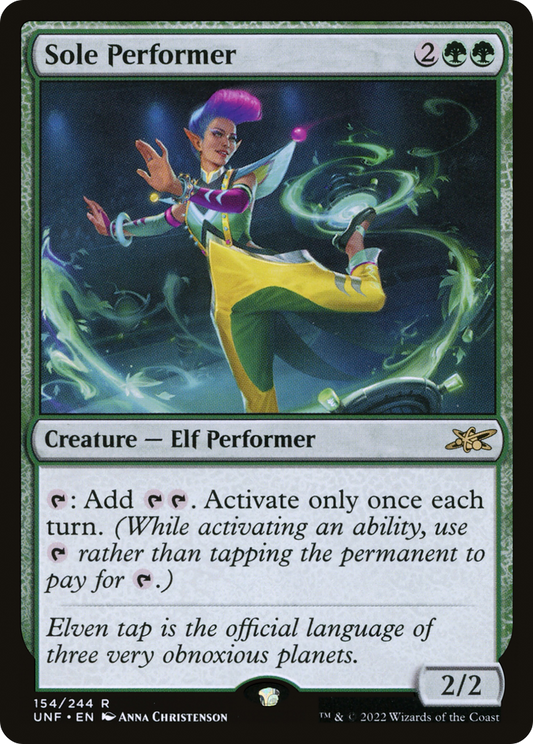 Sole Performer (UNF-154) - [Unfinity] Foil