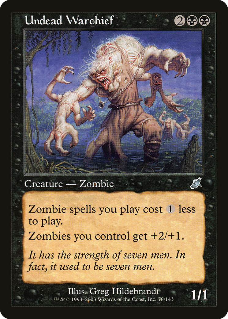 Undead Warchief (SCG-078) - [Scourge]