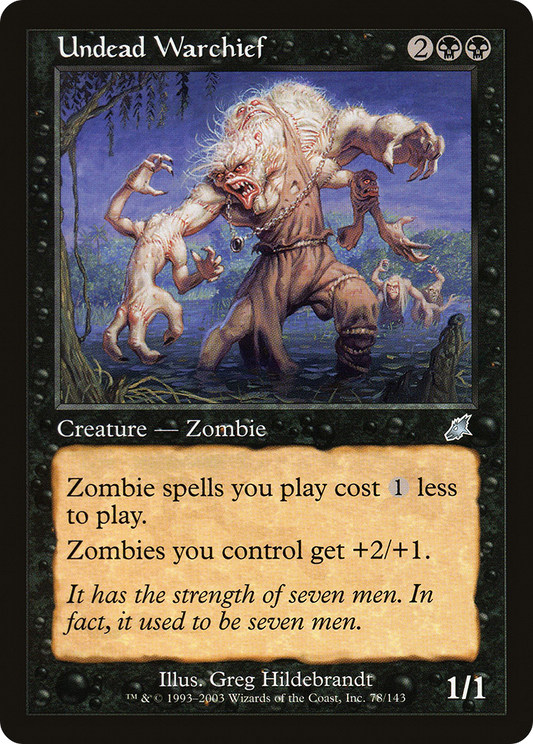 Undead Warchief (SCG-078) - [Scourge]