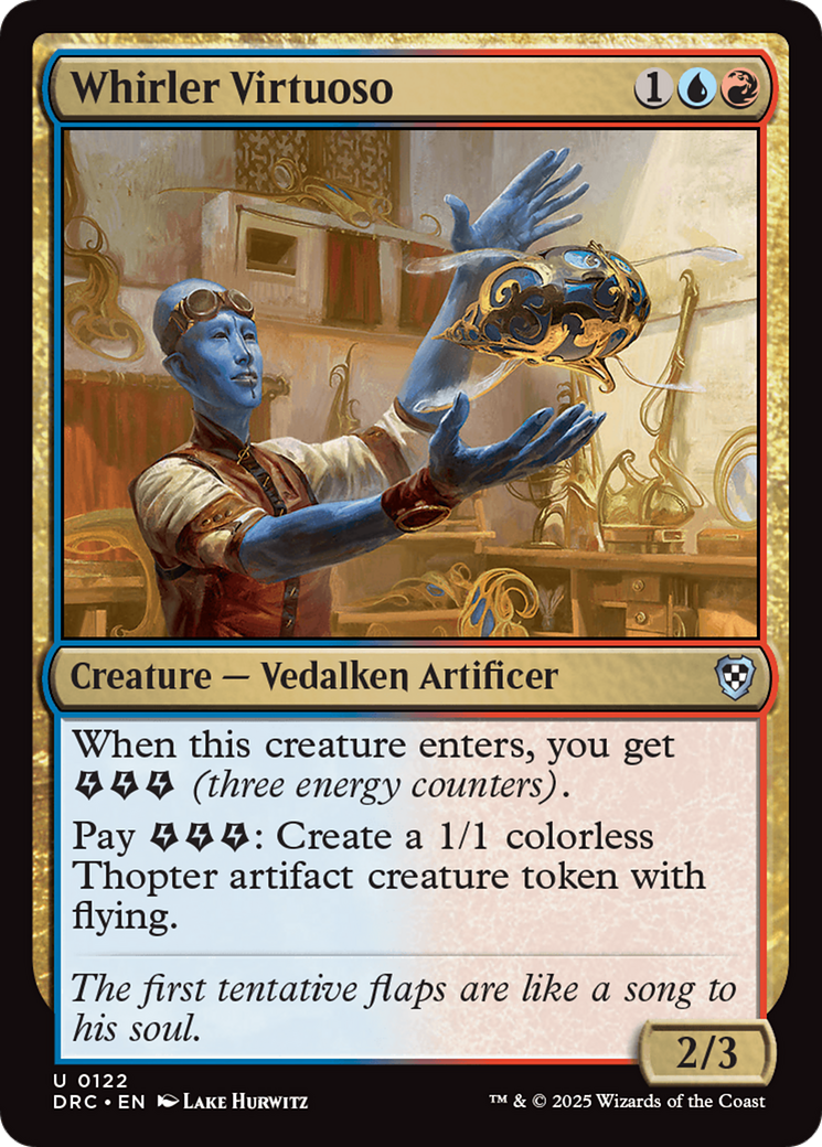 Whirler Virtuoso (DRC-122) - [Commander: Aetherdrift]