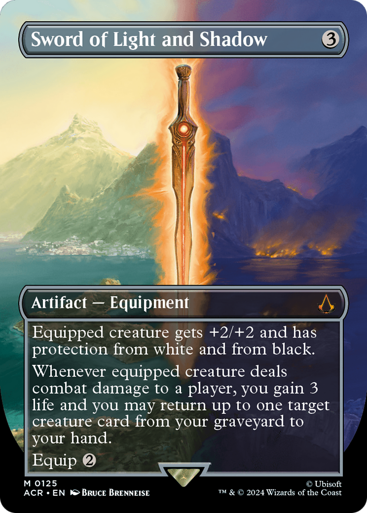 Sword of Light and Shadow (ACR-125) - [Assassin's Creed] (Borderless) Foil
