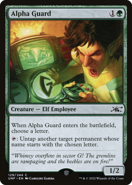 Alpha Guard (UNF-129) - [Unfinity] Foil