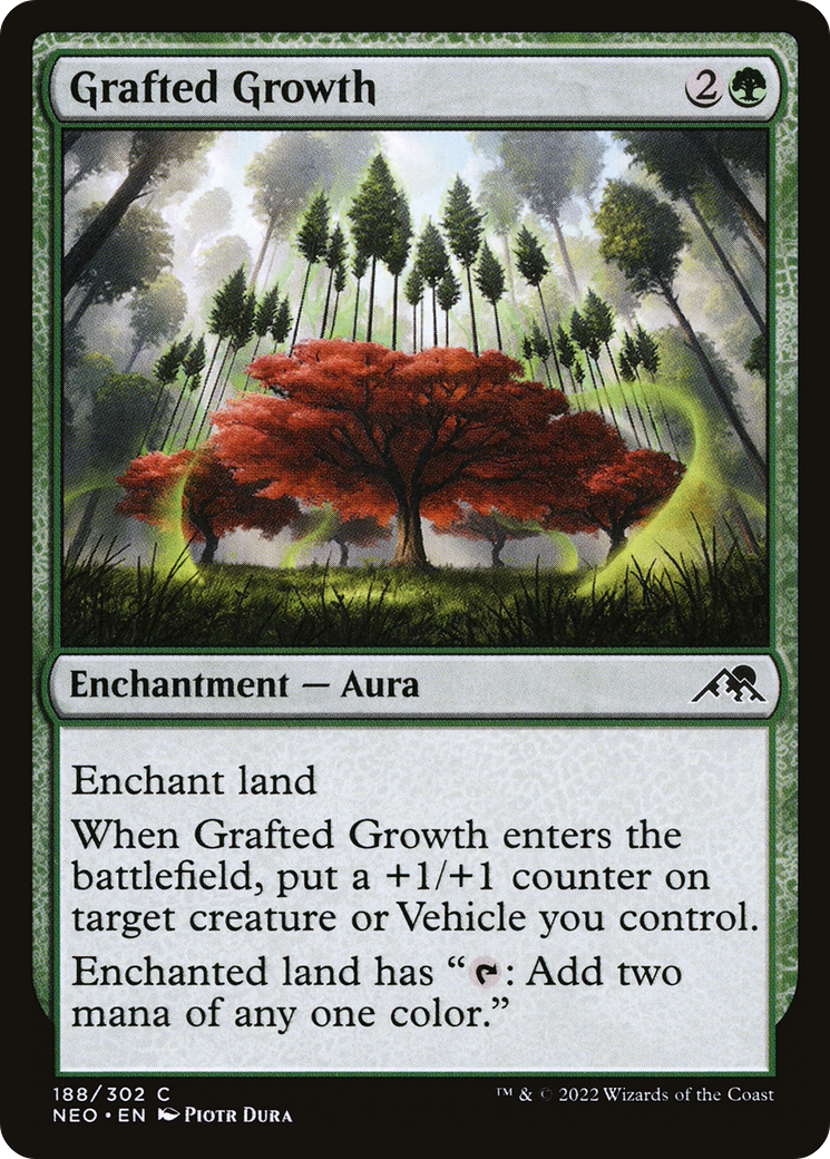 Grafted Growth (NEO-188) - [Kamigawa: Neon Dynasty]