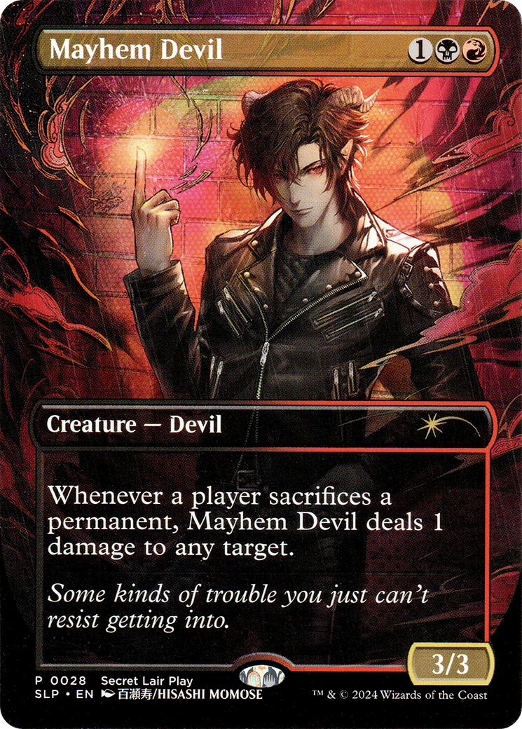 Mayhem Devil (SLP-028) - [Secret Lair Showdown] (Borderless)