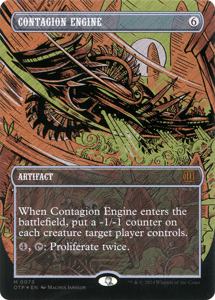 Contagion Engine (OTP-078) - [Breaking News] (Borderless) Foil