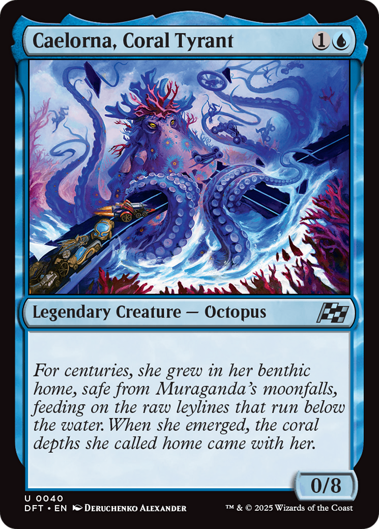 Caelorna, Coral Tyrant (DFT-040) - [Aetherdrift] Foil