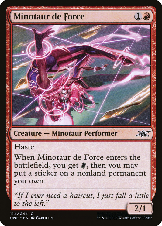 Minotaur de Force (UNF-114) - [Unfinity]