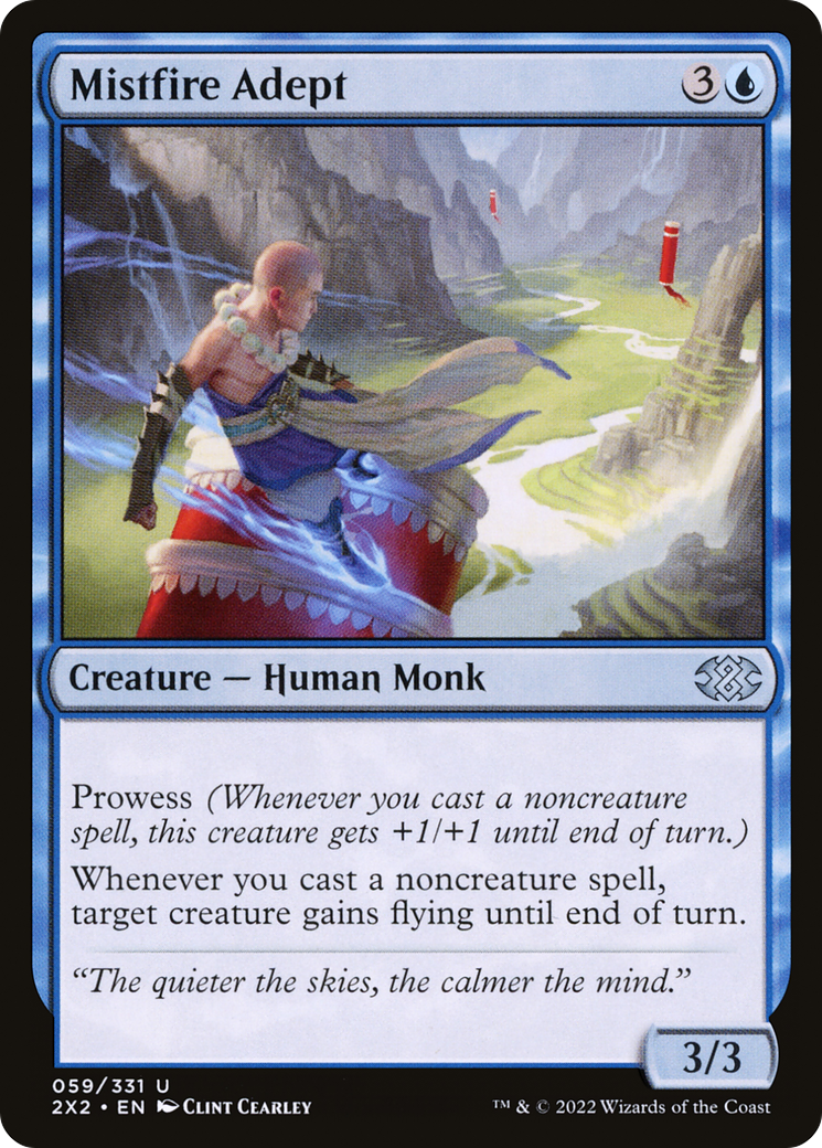 Mistfire Adept (2X2-059) - [Double Masters 2022]