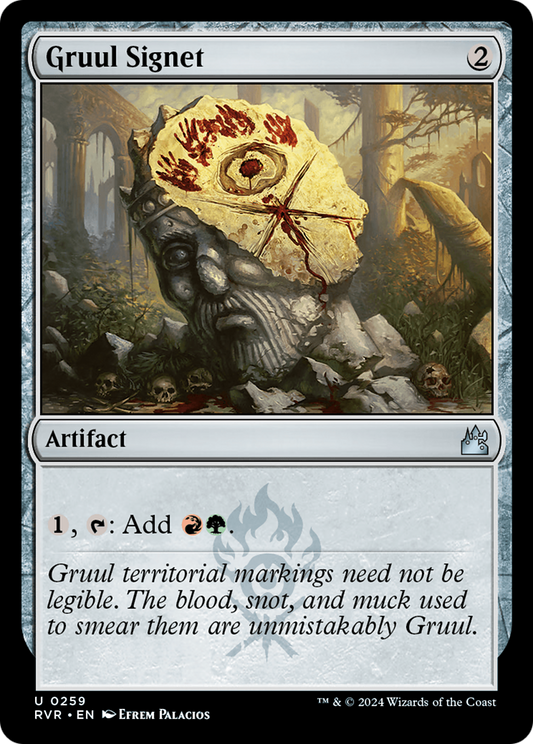 Gruul Signet (RVR-259) - [Ravnica Remastered] Foil