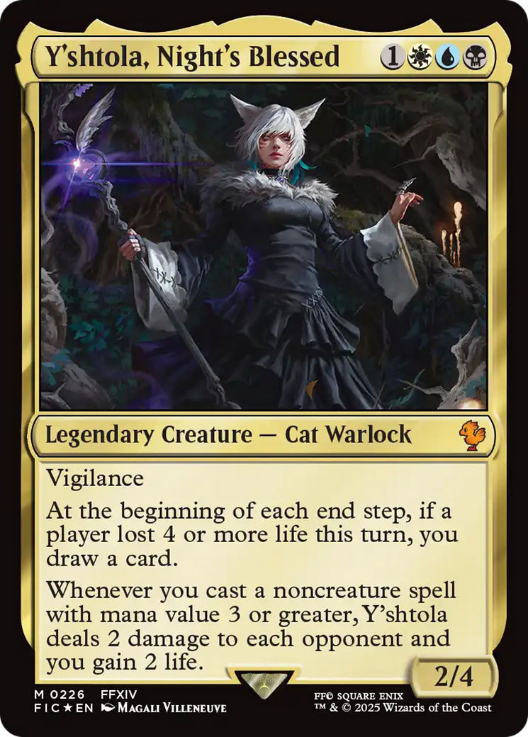 Y'shtola, Night's Blessed (Surge Foil) (FIC-226) - [Commander: FINAL FANTASY] Foil