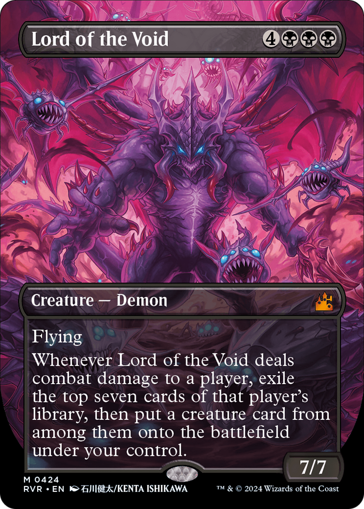 Lord of the Void (RVR-424) - [Ravnica Remastered] (Borderless) Foil