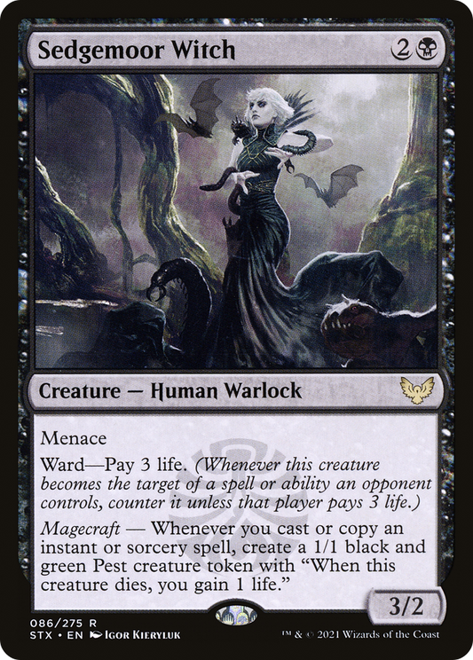 Sedgemoor Witch (STX-086) - [Strixhaven: School of Mages] Foil