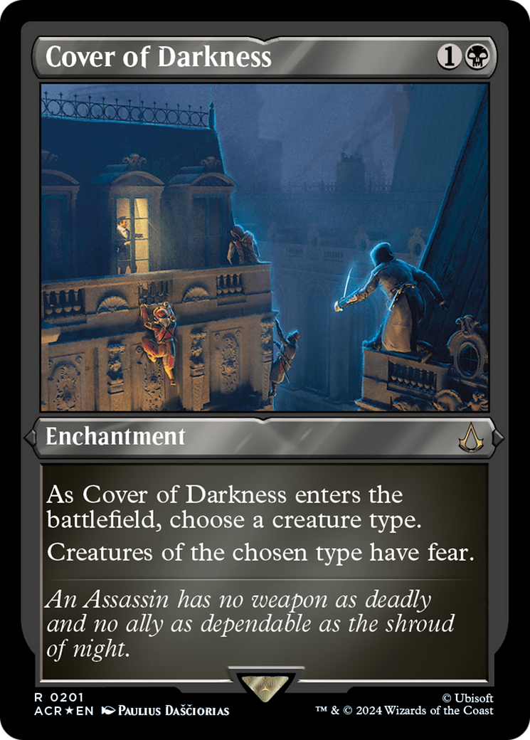 Cover of Darkness (ACR-201) - [Assassin's Creed] Etched Foil