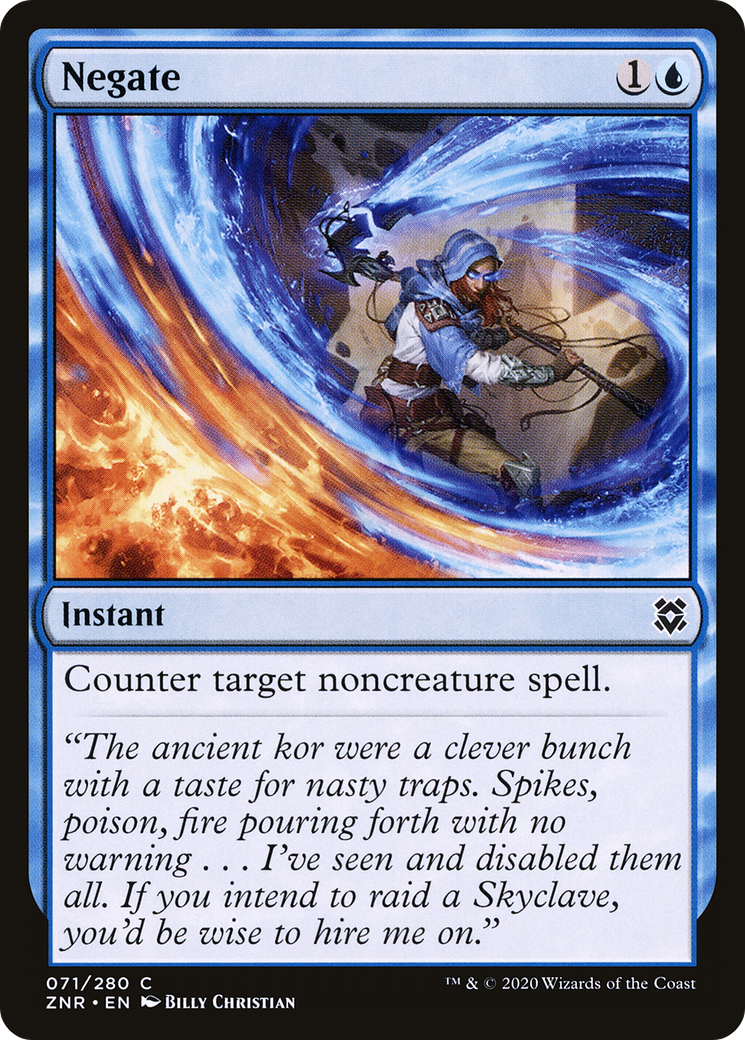 Negate (ZNR-071) - [Zendikar Rising] Foil