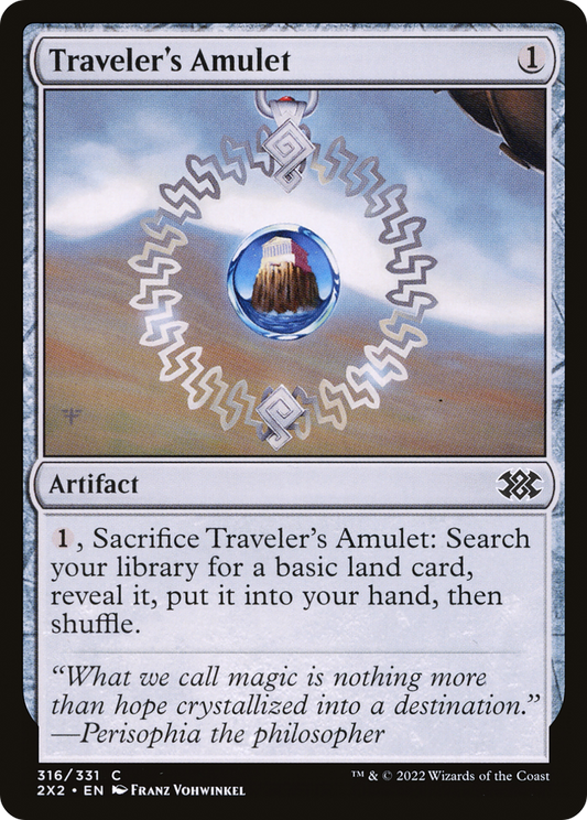 Traveler's Amulet (2X2-316) - [Double Masters 2022] Foil