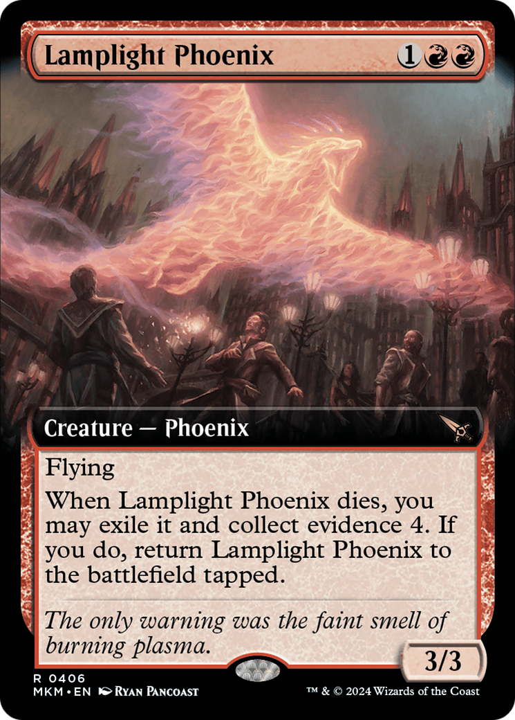 Lamplight Phoenix (MKM-406) - [Murders at Karlov Manor]: (Extended Art)
