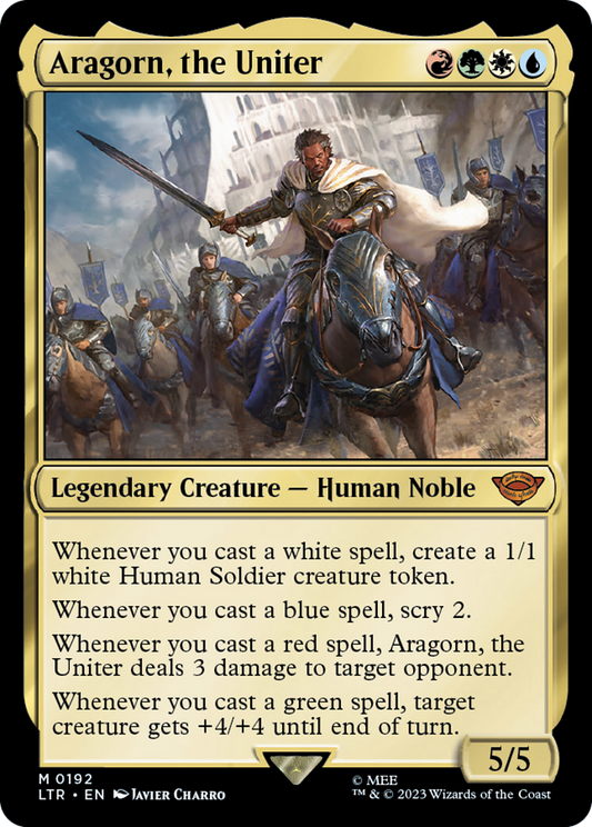Aragorn, the Uniter (LTR-192) - [The Lord of the Rings: Tales of Middle-earth] Foil