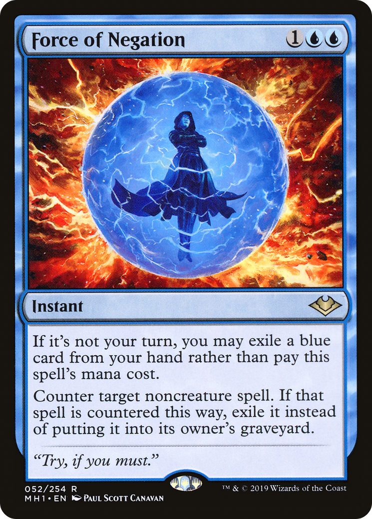 Force of Negation (MH1-052) - [Modern Horizons] Foil