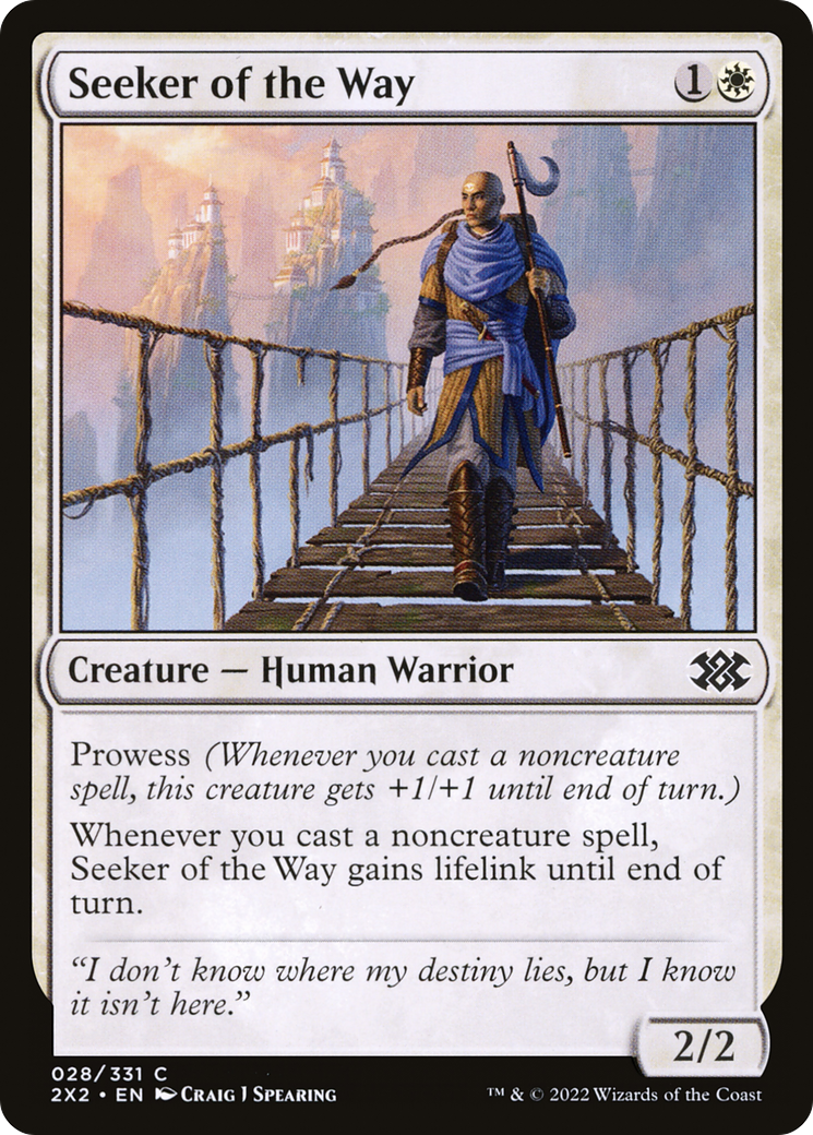 Seeker of the Way (2X2-028) - [Double Masters 2022]