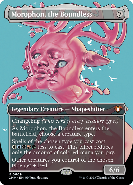 Morophon, the Boundless (Borderless) (CMM-669) - [Commander Masters] (Borderless)