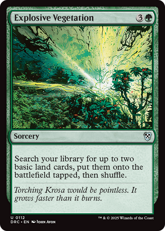 Explosive Vegetation (DRC-112) - [Commander: Aetherdrift]