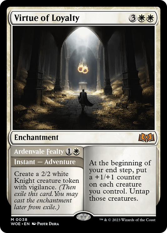 Virtue of Loyalty (WOE-038) - [Wilds of Eldraine]