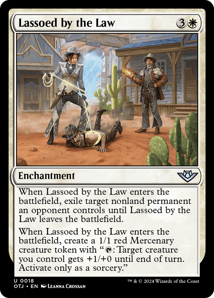 Lassoed by the Law (OTJ-018) - [Outlaws of Thunder Junction] Foil