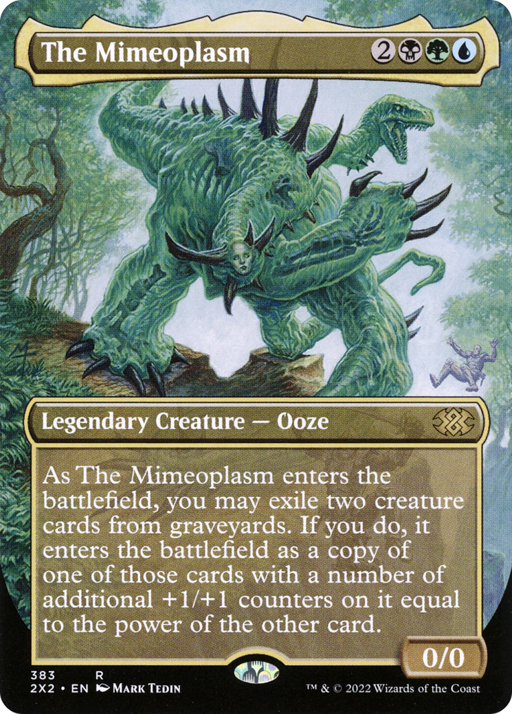 The Mimeoplasm (2X2-383) - [Double Masters 2022] (Borderless) Foil
