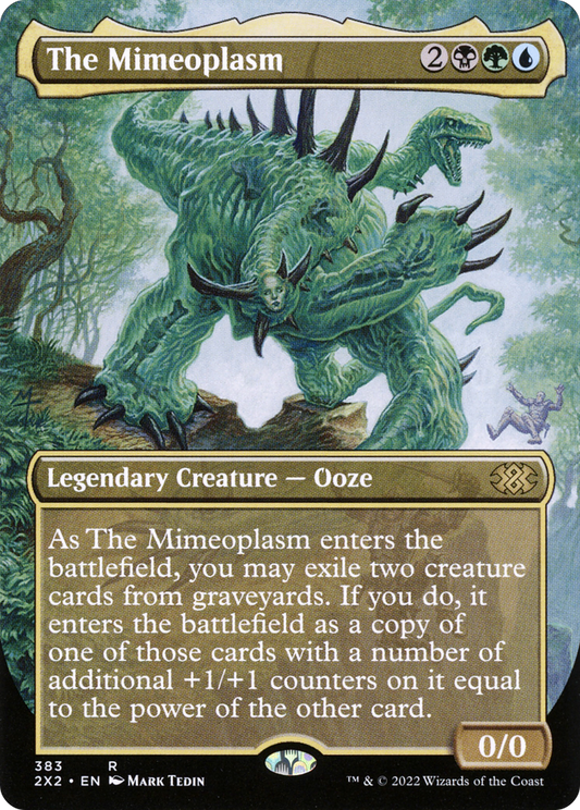 The Mimeoplasm (2X2-383) - [Double Masters 2022] (Borderless) Foil