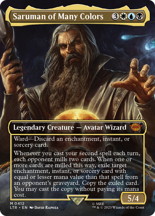 Saruman of Many Colors (LTR-412) - [The Lord of the Rings: Tales of Middle-earth] (Borderless)