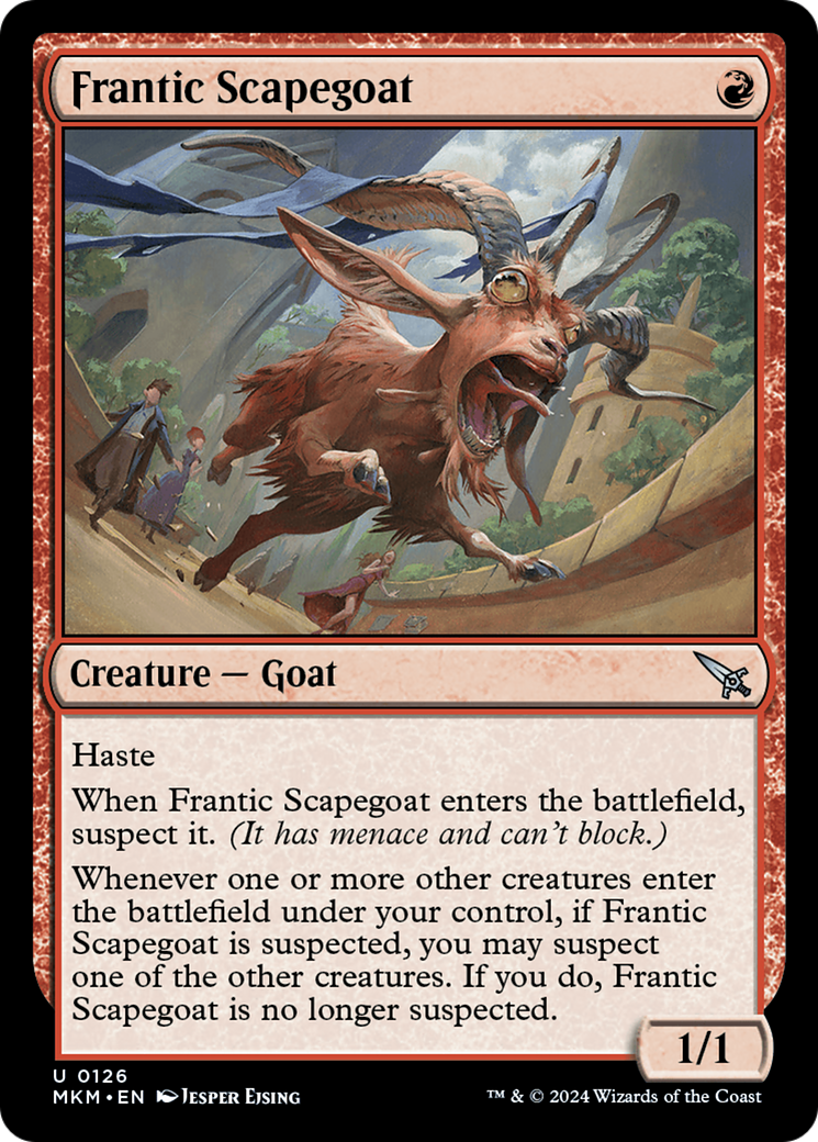 Frantic Scapegoat (MKM-126) - [Murders at Karlov Manor] Foil