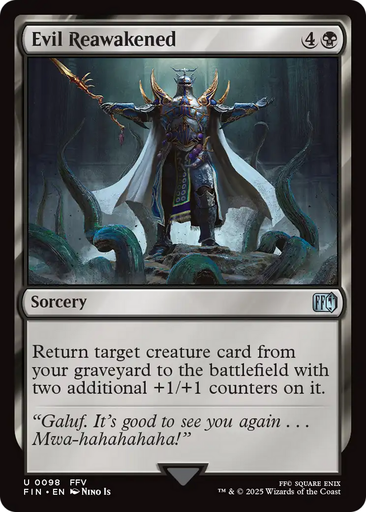 Evil Reawakened (FIN-098) - [FINAL FANTASY] Foil
