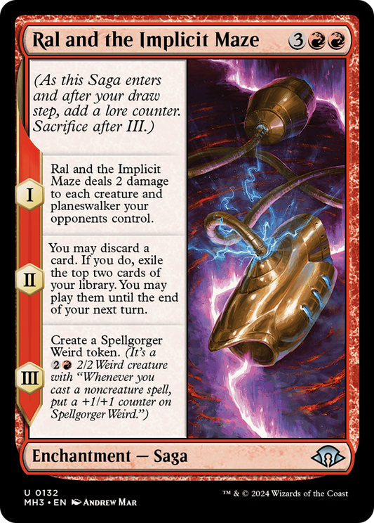 Ral et le labyrinthe implicite (MH3-132) - [Modern Horizons 3] Foil 