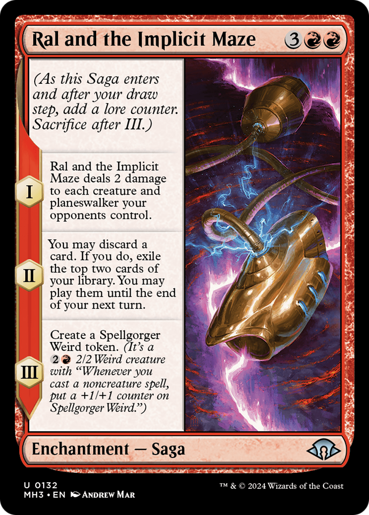 Ral and the Implicit Maze (MH3-132) - [Modern Horizons 3]