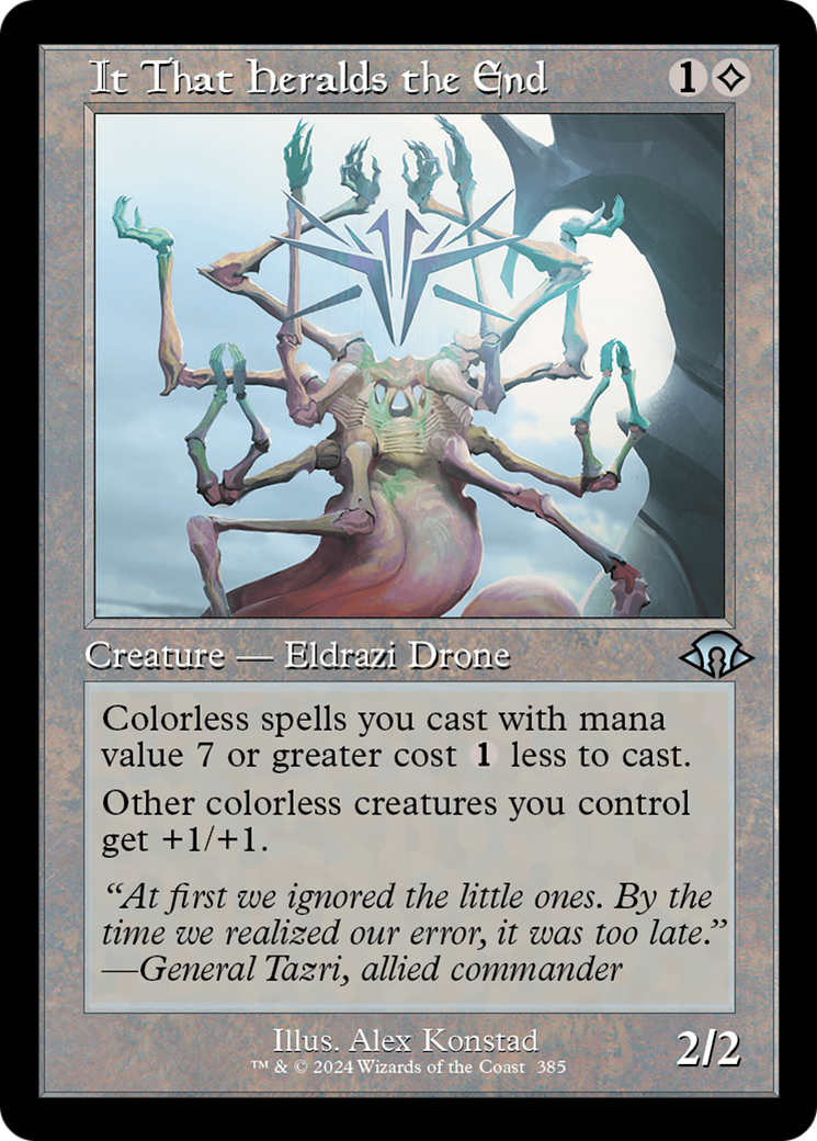 It That Heralds the End (MH3-385) - [Modern Horizons 3] Foil