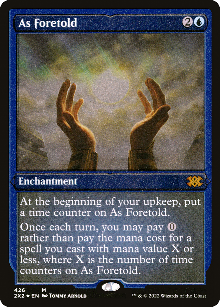 As Foretold (2X2-426) - [Double Masters 2022] Foil