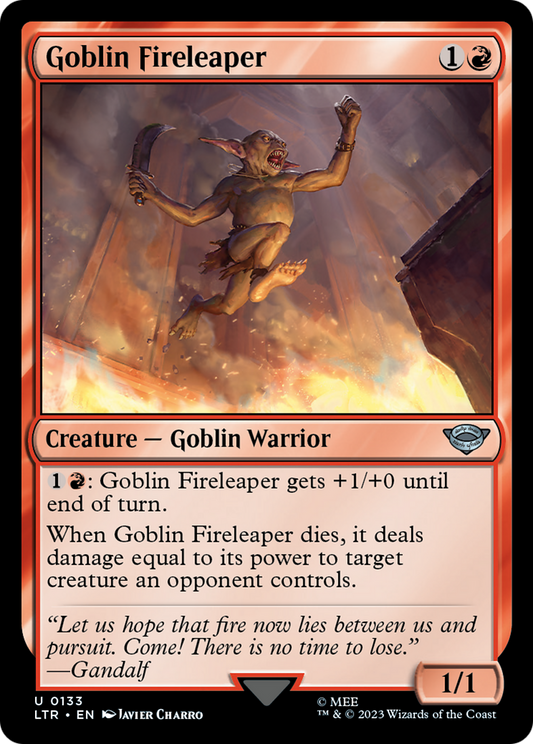 Goblin Fireleaper (LTR-133) - [The Lord of the Rings: Tales of Middle-earth] Foil
