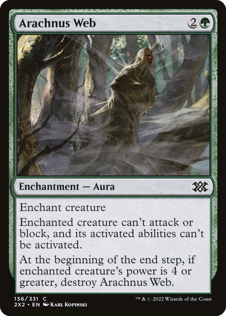 Arachnus Web (2X2-136) - [Double Masters 2022] Foil