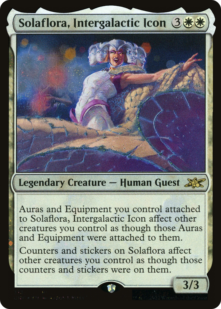 Solaflora, Intergalactic Icon (UNF-313) - [Unfinity] Foil