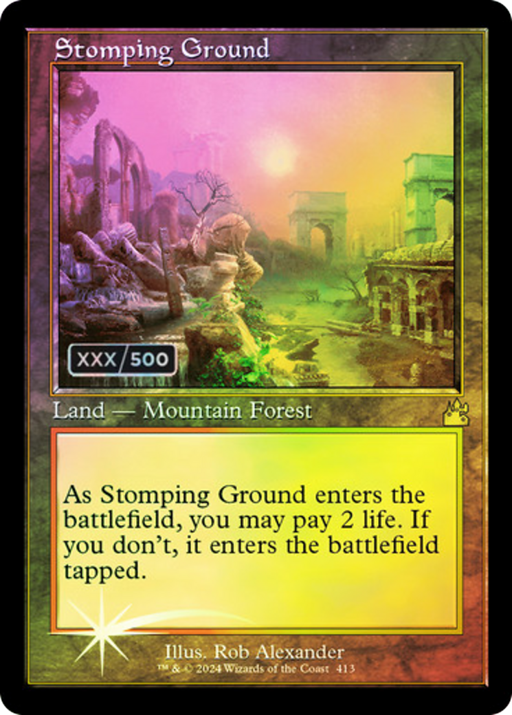 Stomping Ground (RVR-413Z) - [Ravnica Remastered] Foil