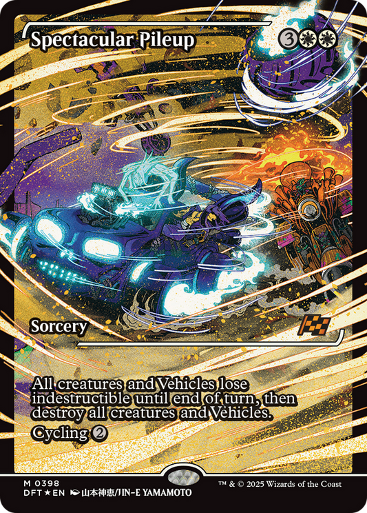 Spectacular Pileup (DFT-398) - [Aetherdrift]: (Showcase) Foil