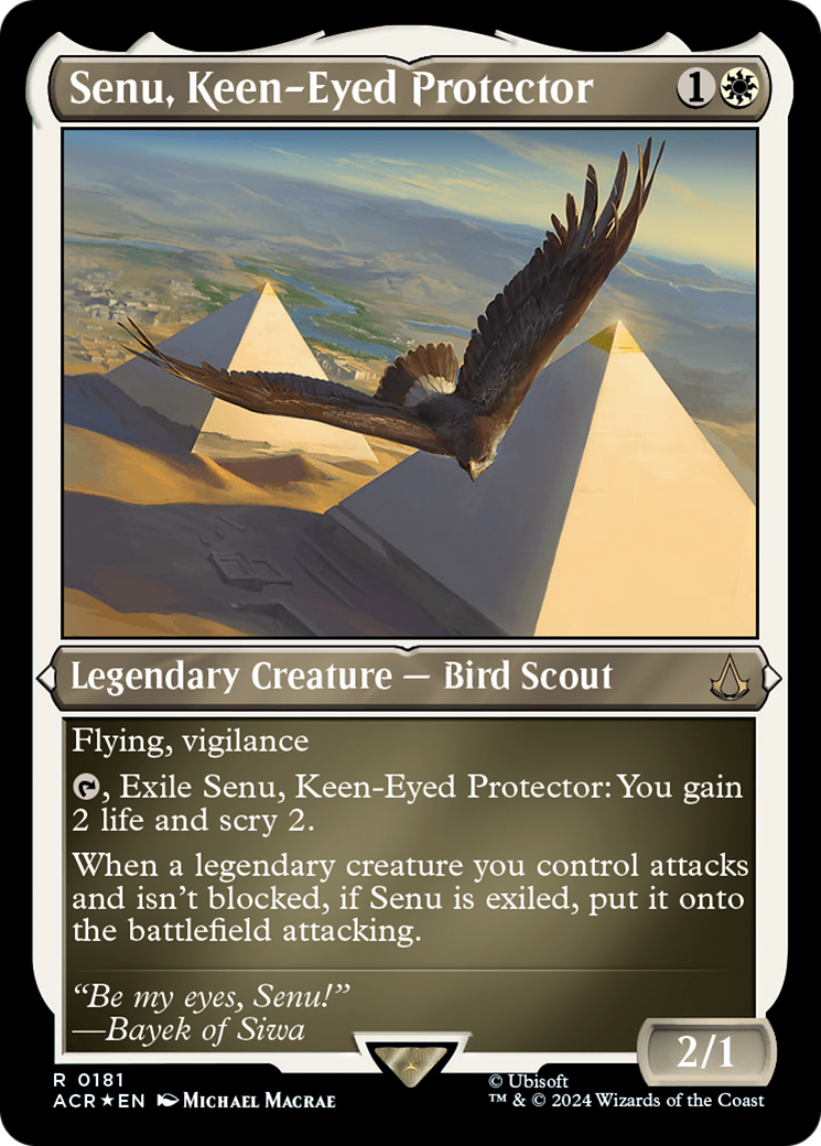 Senu, Keen-Eyed Protector (ACR-181) - [Assassin's Creed] Etched Foil