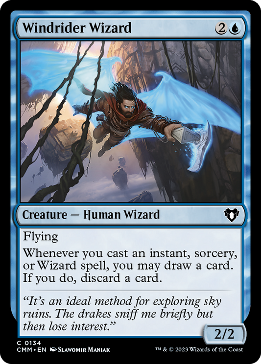 Windrider Wizard (CMM-134) - [Commander Masters]