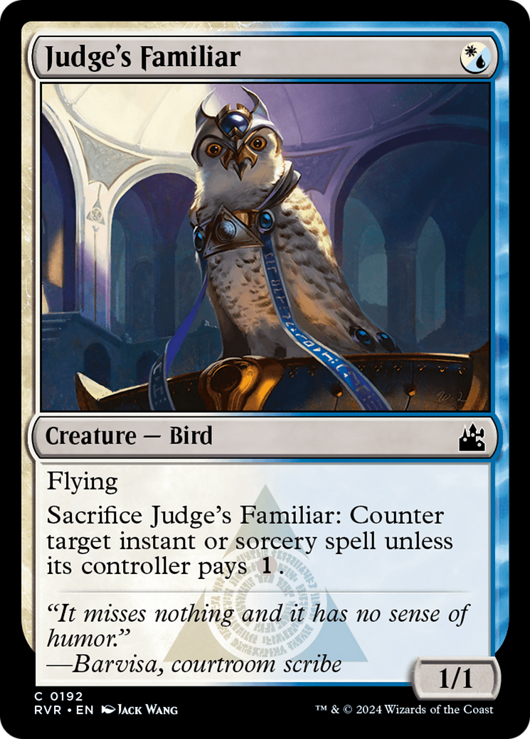 Judge's Familiar (RVR-192) - [Ravnica Remastered]