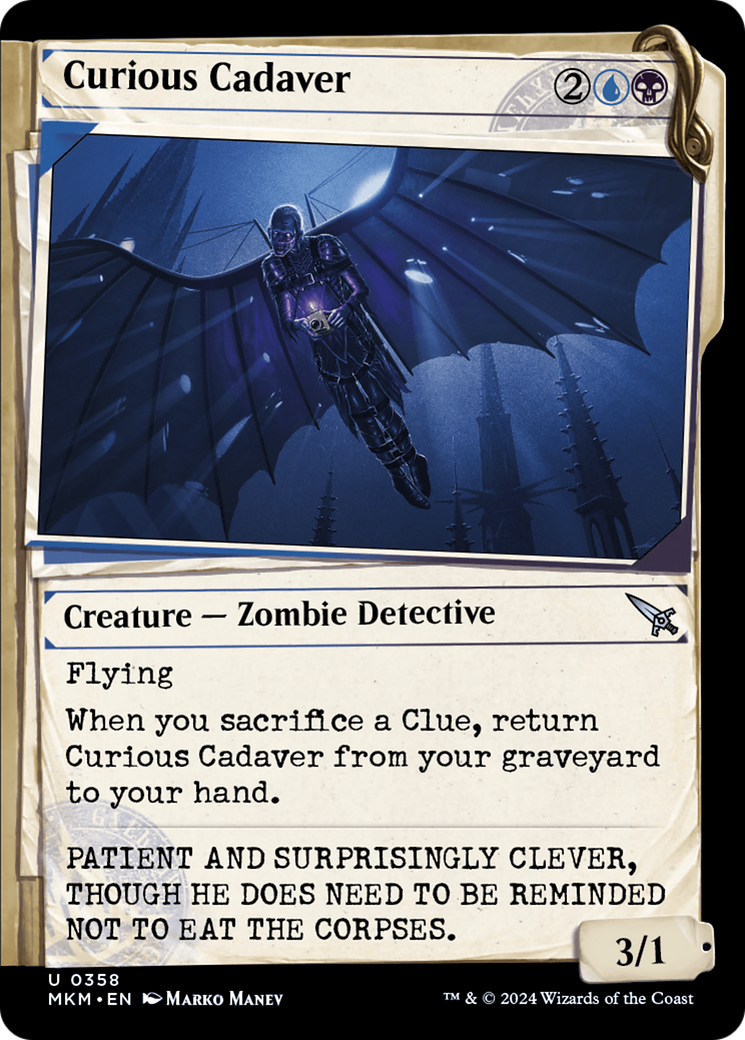 Curious Cadaver (MKM-358) - [Murders at Karlov Manor]: (Showcase)