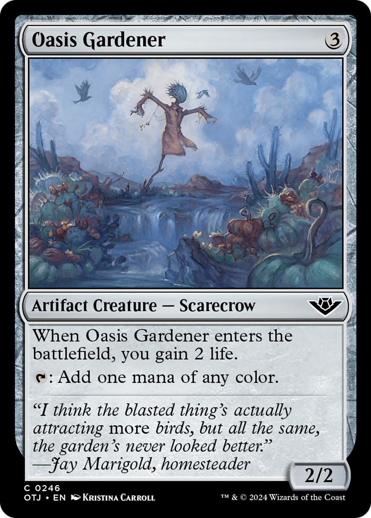 Oasis Gardener (OTJ-246) - [Outlaws of Thunder Junction] Foil