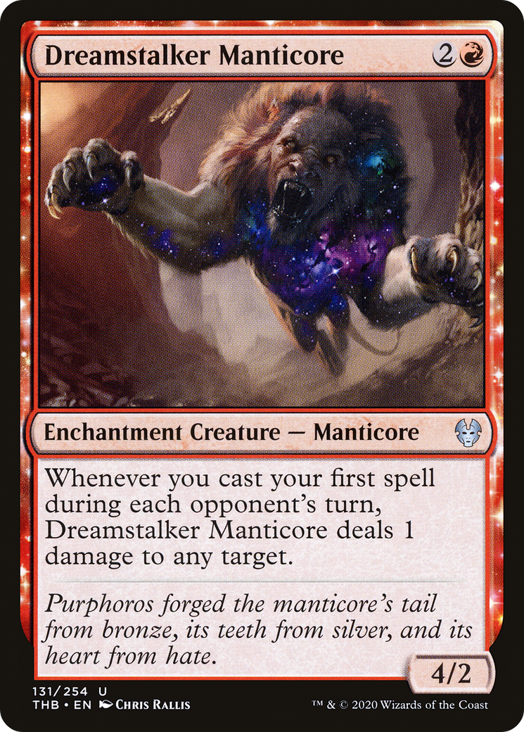 Dreamstalker Manticore (THB-131) - [Theros Beyond Death]: (enchantment) Foil