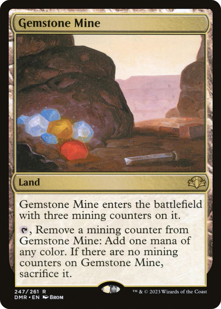 Gemstone Mine (DMR-247) - [Dominaria Remastered]