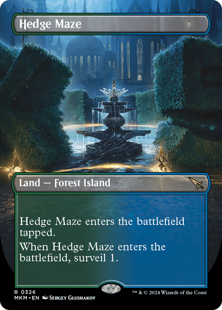 Hedge Maze (MKM-326) - [Murders at Karlov Manor] (Borderless)