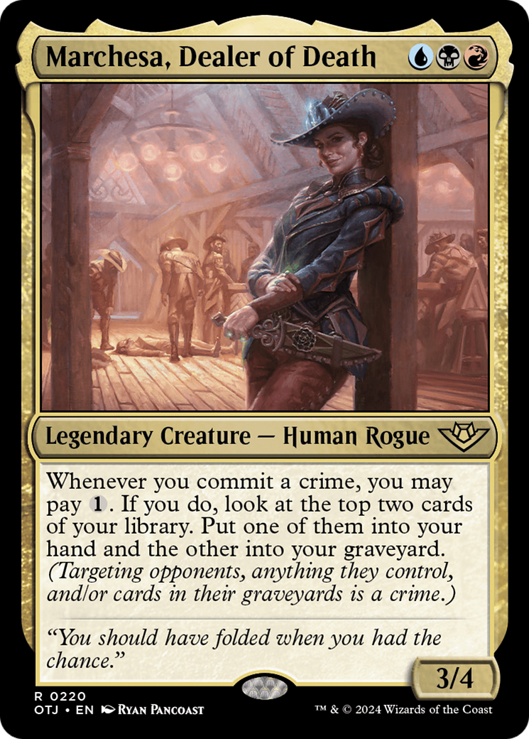 Marchesa, Dealer of Death (OTJ-220) - [Outlaws of Thunder Junction]